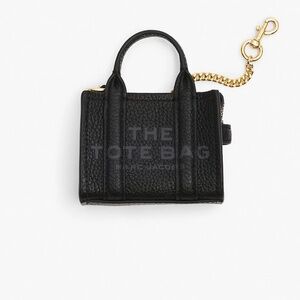 Marc Jacobs Nano Tote Bag Charm in Black